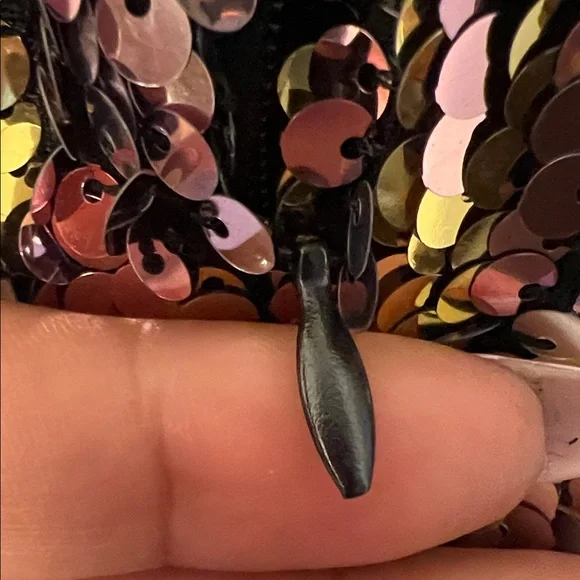 Badgley Mischka Sparkling Sequin Mini Dress - Picture 8 of 9